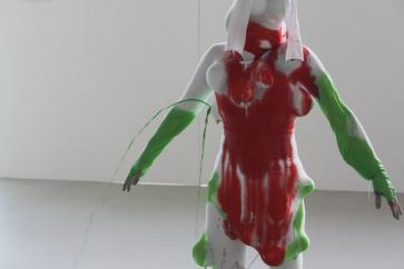 Brüten Zeigen 2, performance, participation, audience, monochromosomen, Halle 50, Domagkateliers