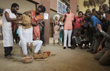Yaba College; Lagos; Nigeria; Afriri performa; Jelili Atiku; Performance Biennial