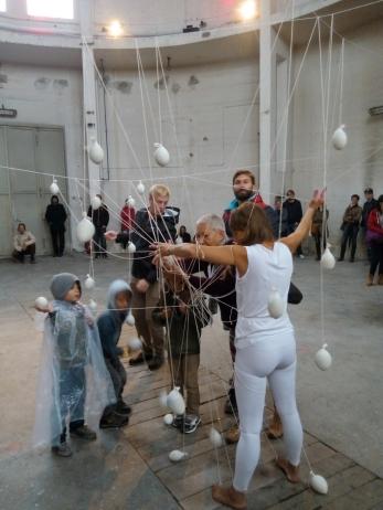 injuries 2, wounds, relief, performance, interaction, participating, Asche zu Farbgut, Augsburg, Gaswerk
